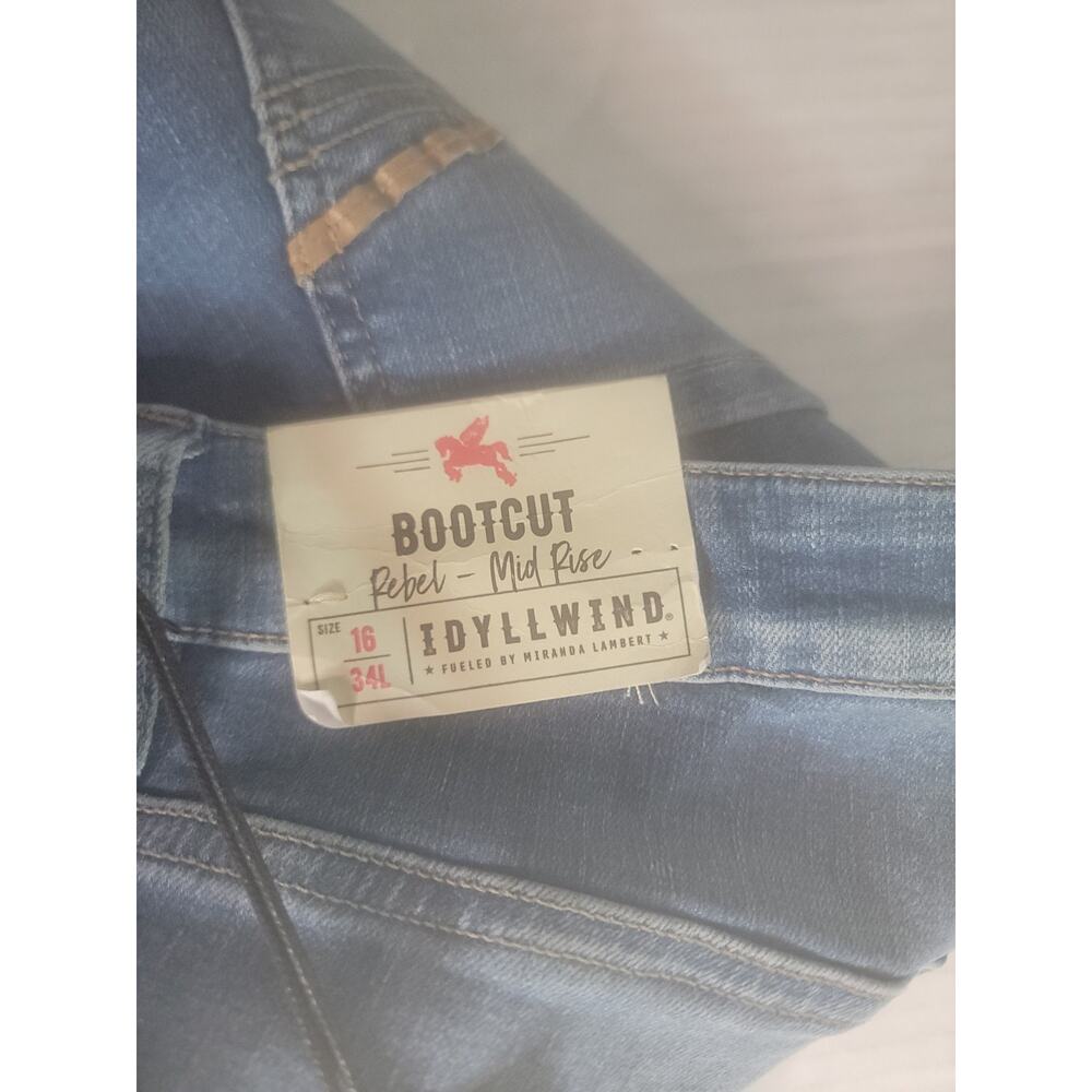 Idyllwind by Miranda Lambert Jeans Sz 16 Bootcut Rebel Mid Rise Western NEW - Picture 8 of 12